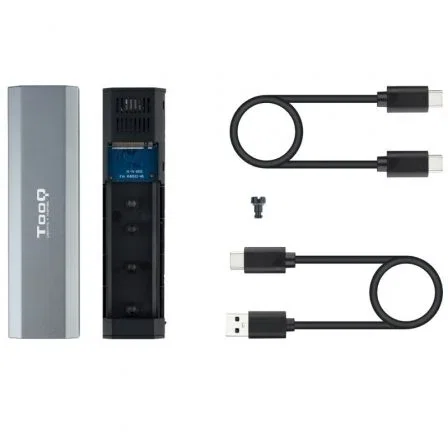 Tooq Shura Caja Externa para SSD M.2 NGFF/NVMe TQE-2223G Gris